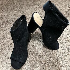 LC Lauren Conrad Black Women's Ankle Boots. Size 9.5. Never worn!